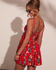 Wildflower Way Fit and Flare Mini Dress