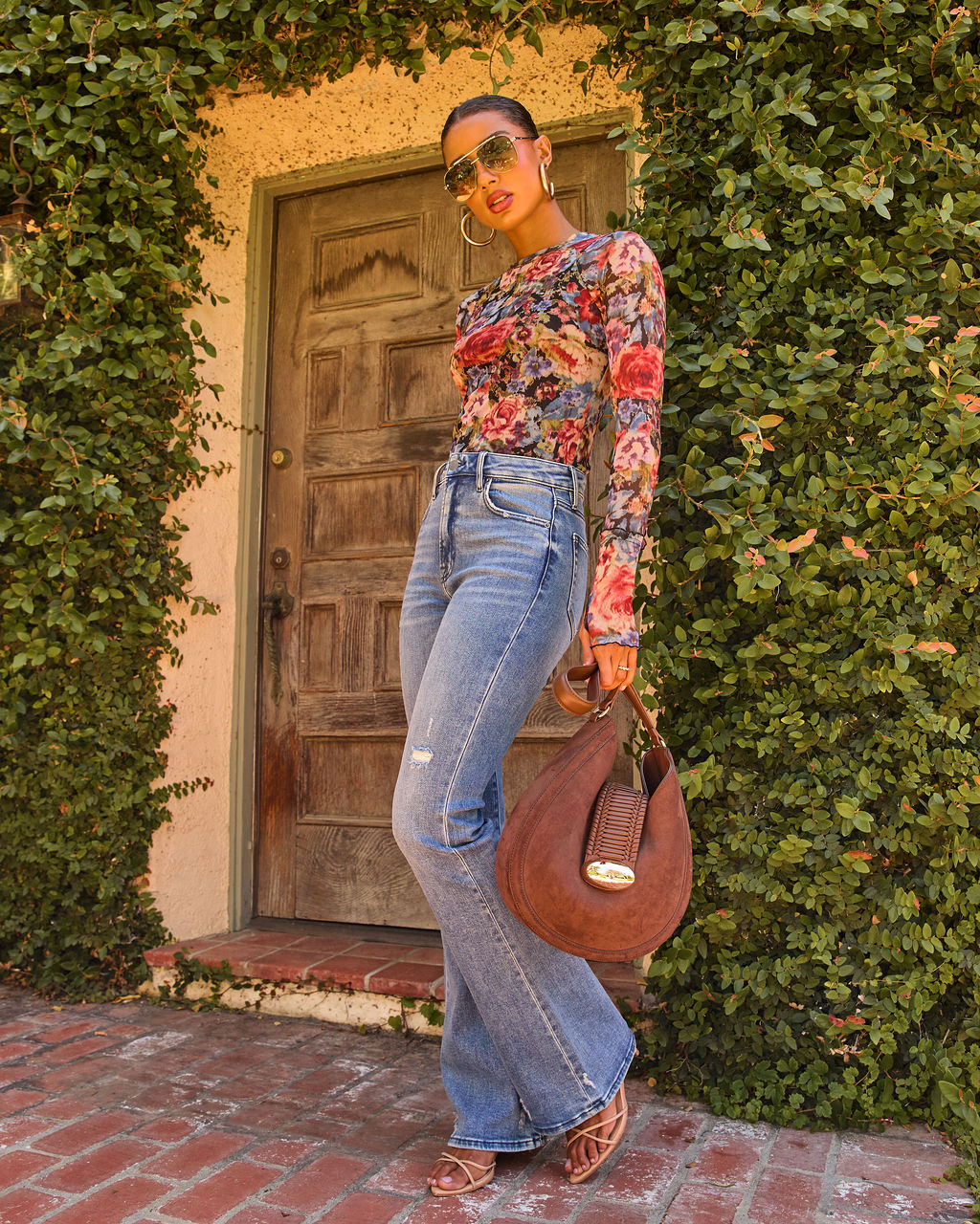 Ayla Super Stretch High Rise Flare Jeans