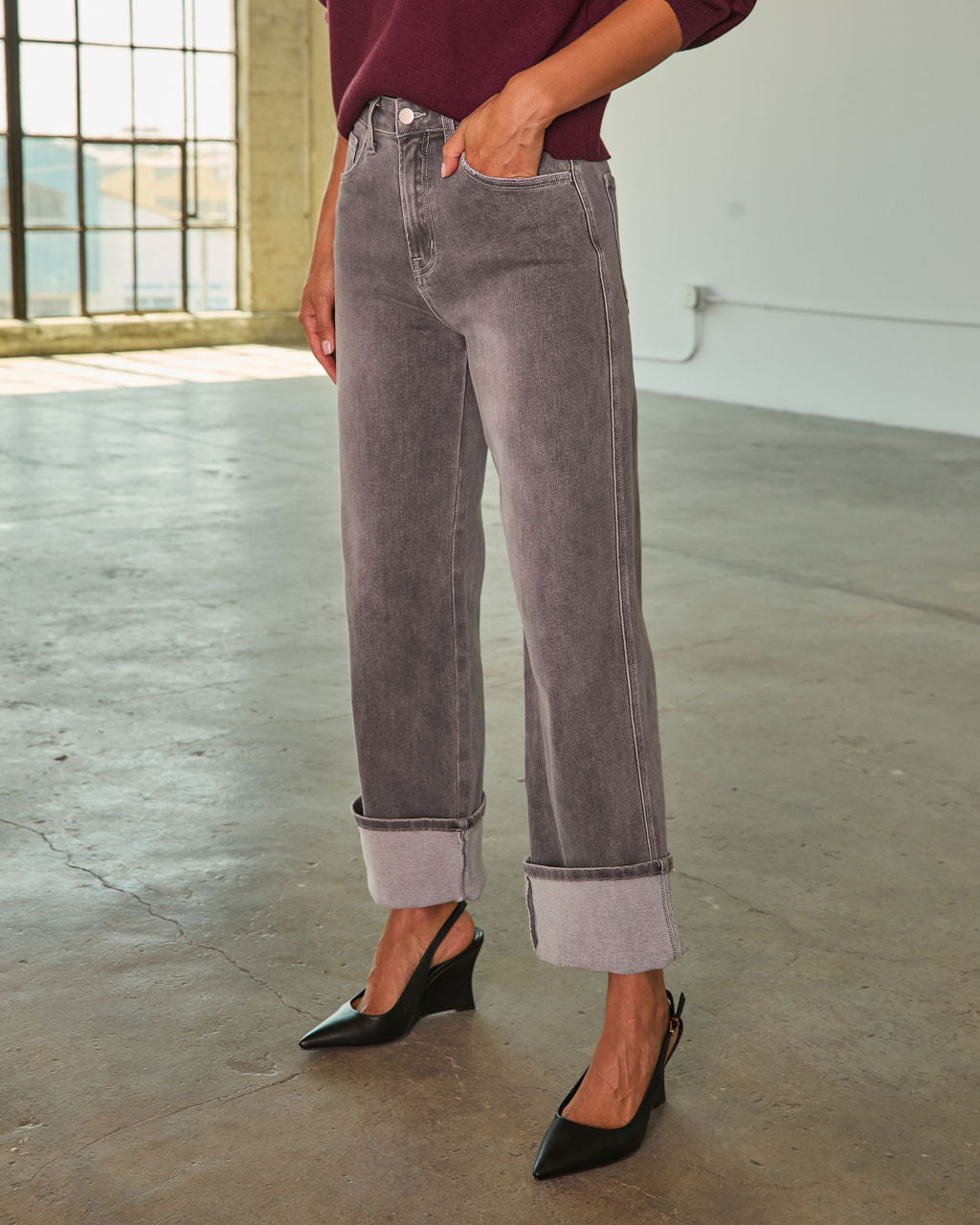 Amiri Super Stretch High Rise Straight Jeans