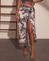 Darla Wrap Midi Skirt
