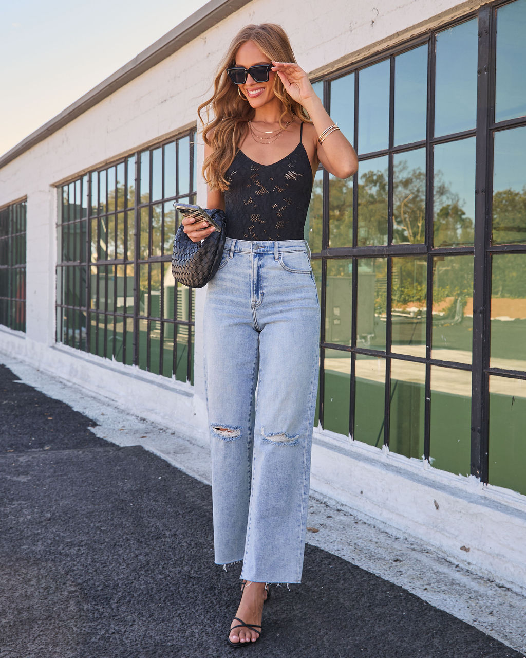 Simmons Seamless Open Knit Bodysuit
