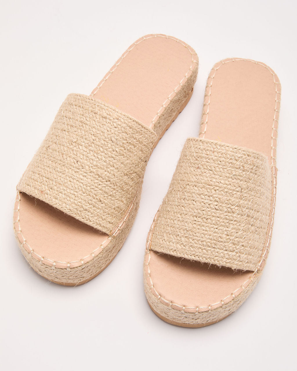 Ashlen Raffia Platform Sandals