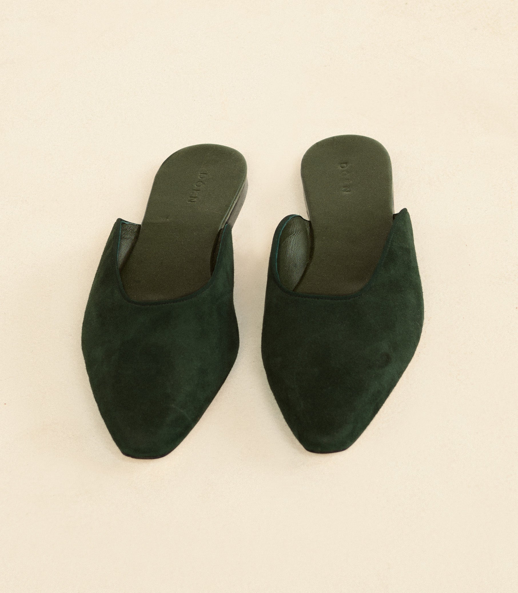 ADAIR SLIDE -- DARK PINE SUEDE