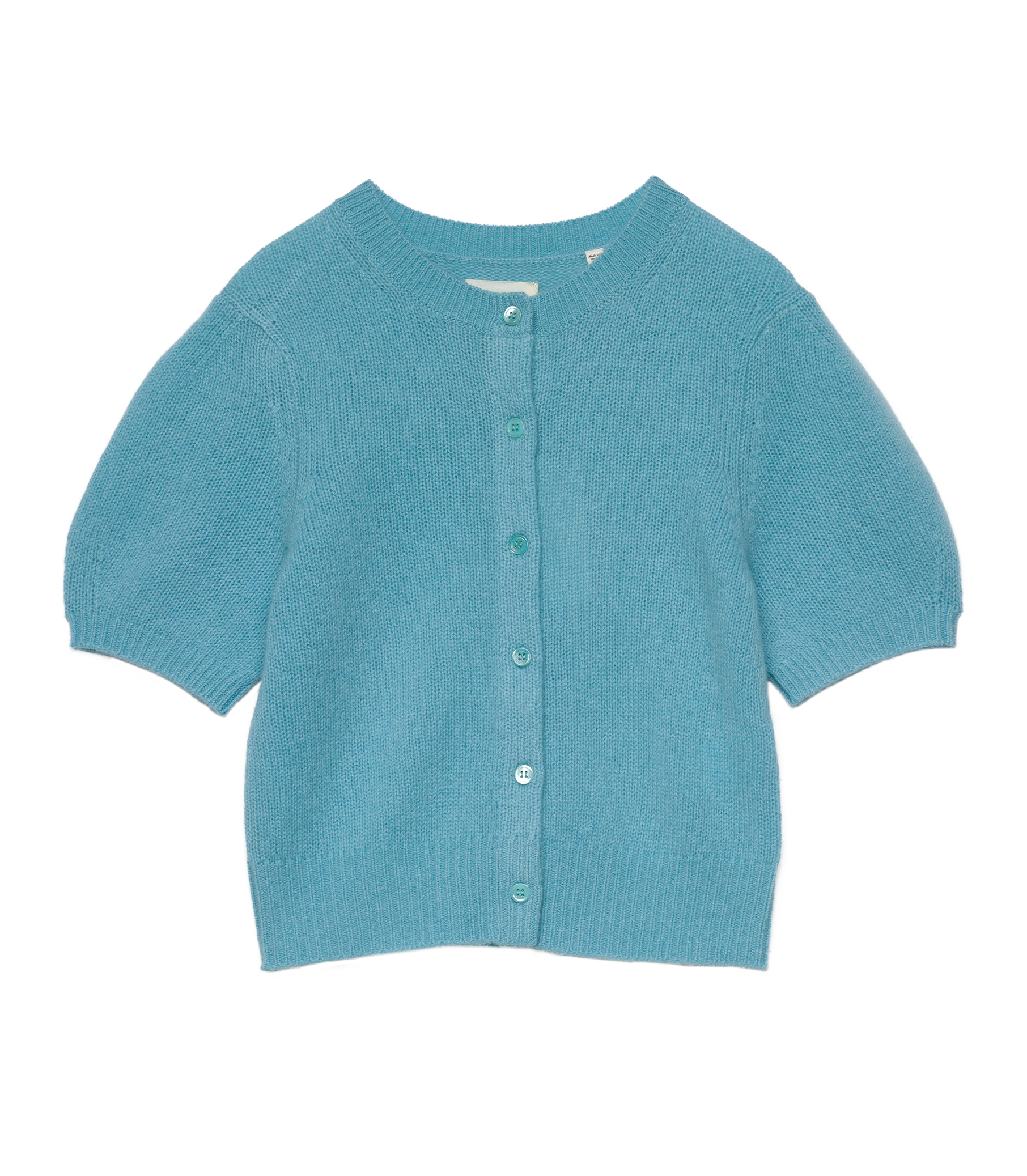 ALESIA CASHMERE CARDIGAN -- DEEP AQUAMARINE