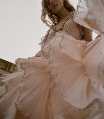 ANTOINETTE ANNIVERSARY DRESS -- ANTIQUE BLUSH