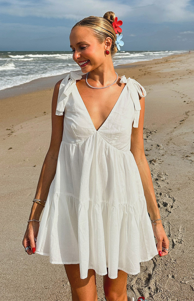 Angel Girl White Mini Dress