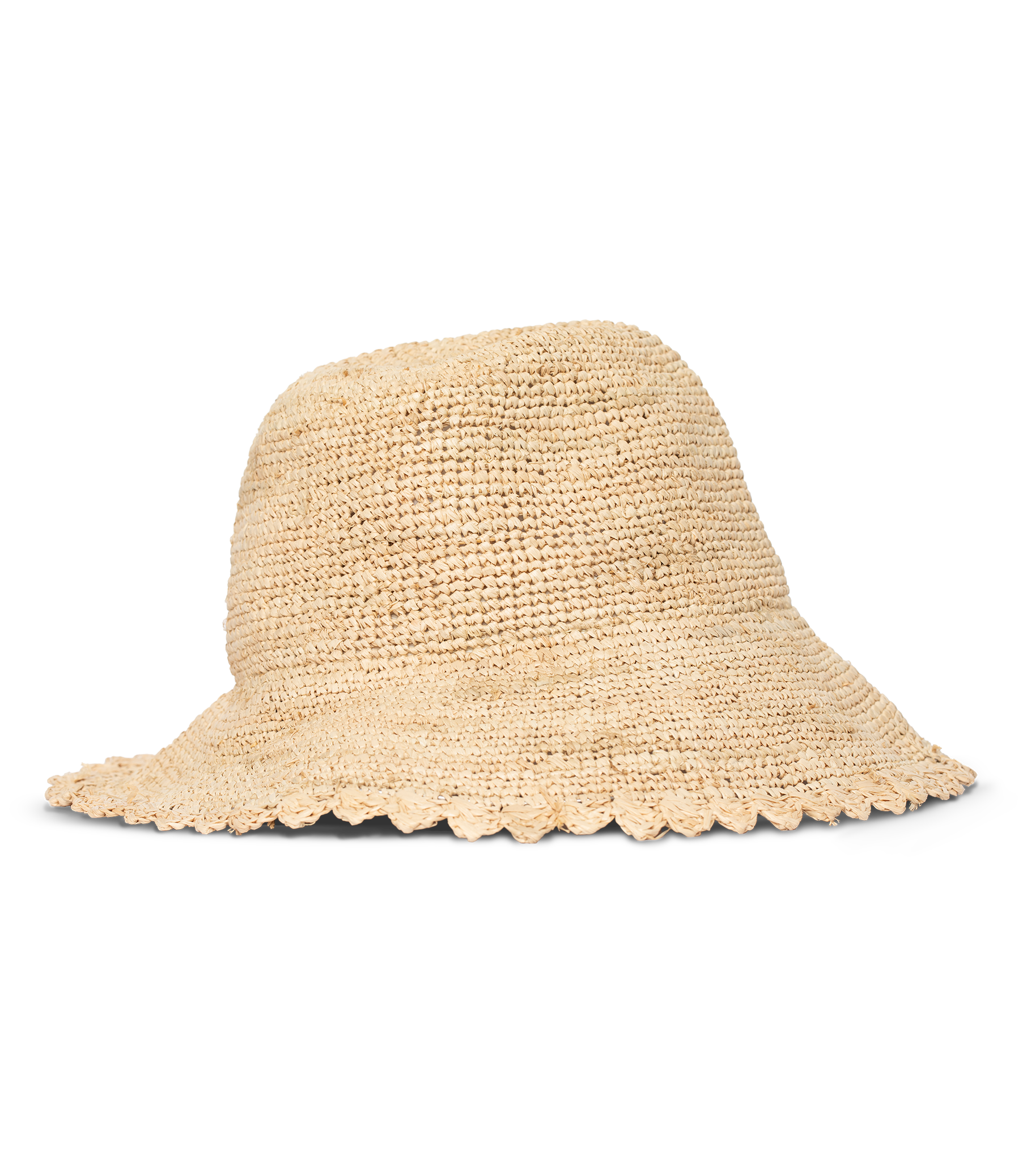 BALLOU HAT -- NATURAL RAFFIA