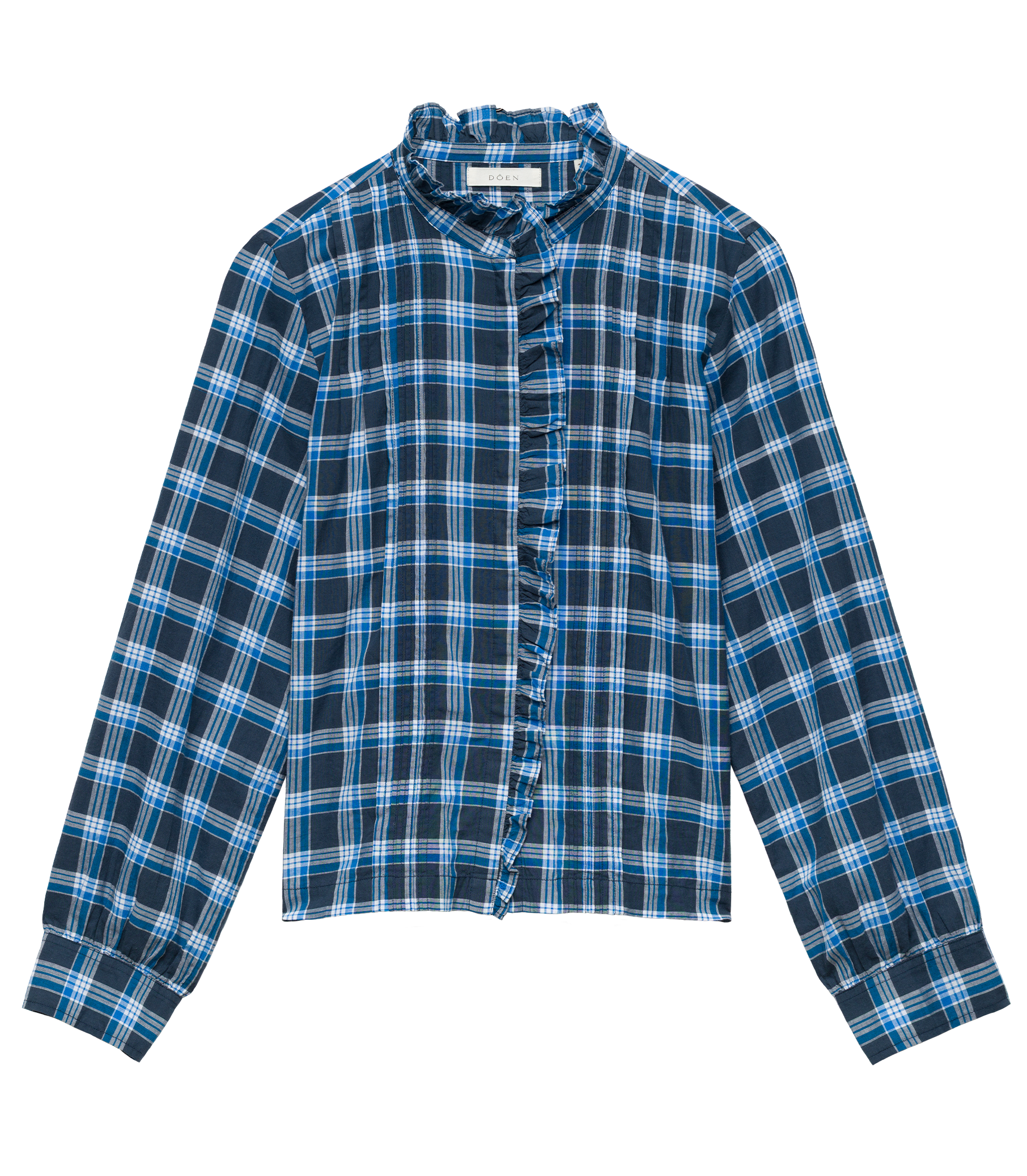 BARRETT TOP -- VALMONT PLAID