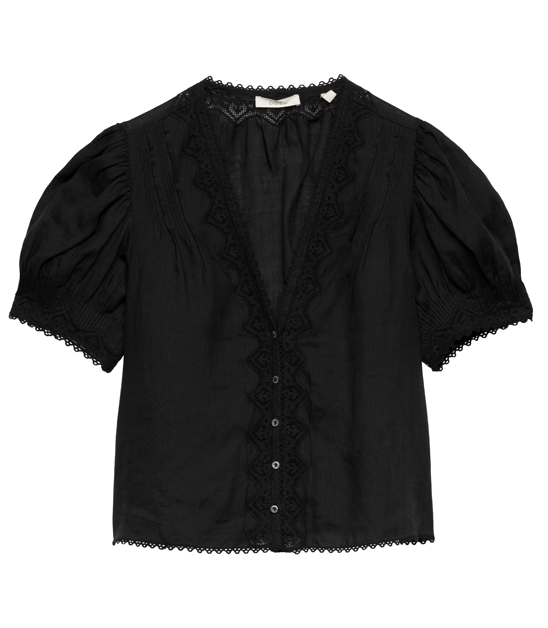 BRIGITTA TOP -- BLACK