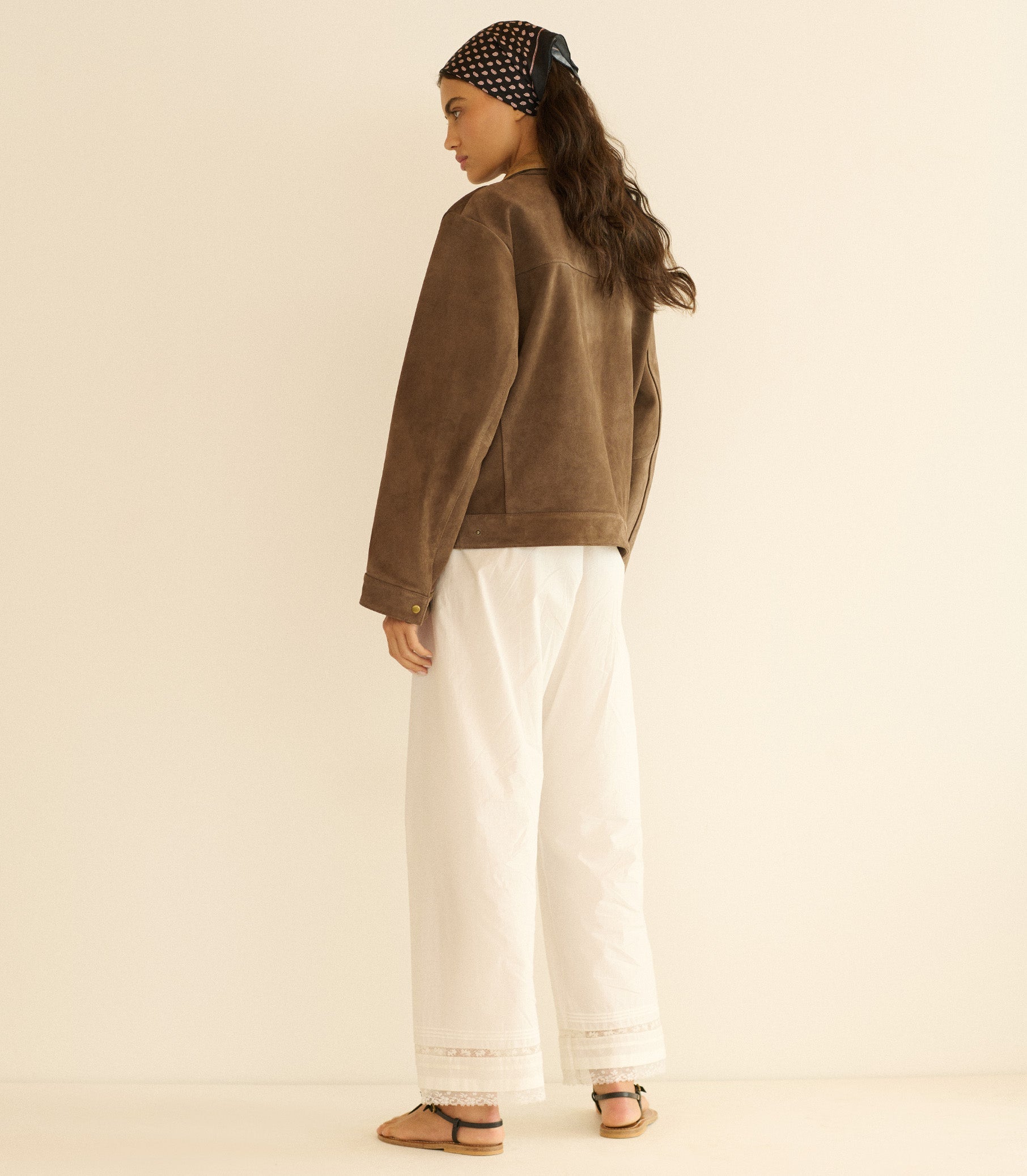 CARSON SUEDE JACKET -- SABLE