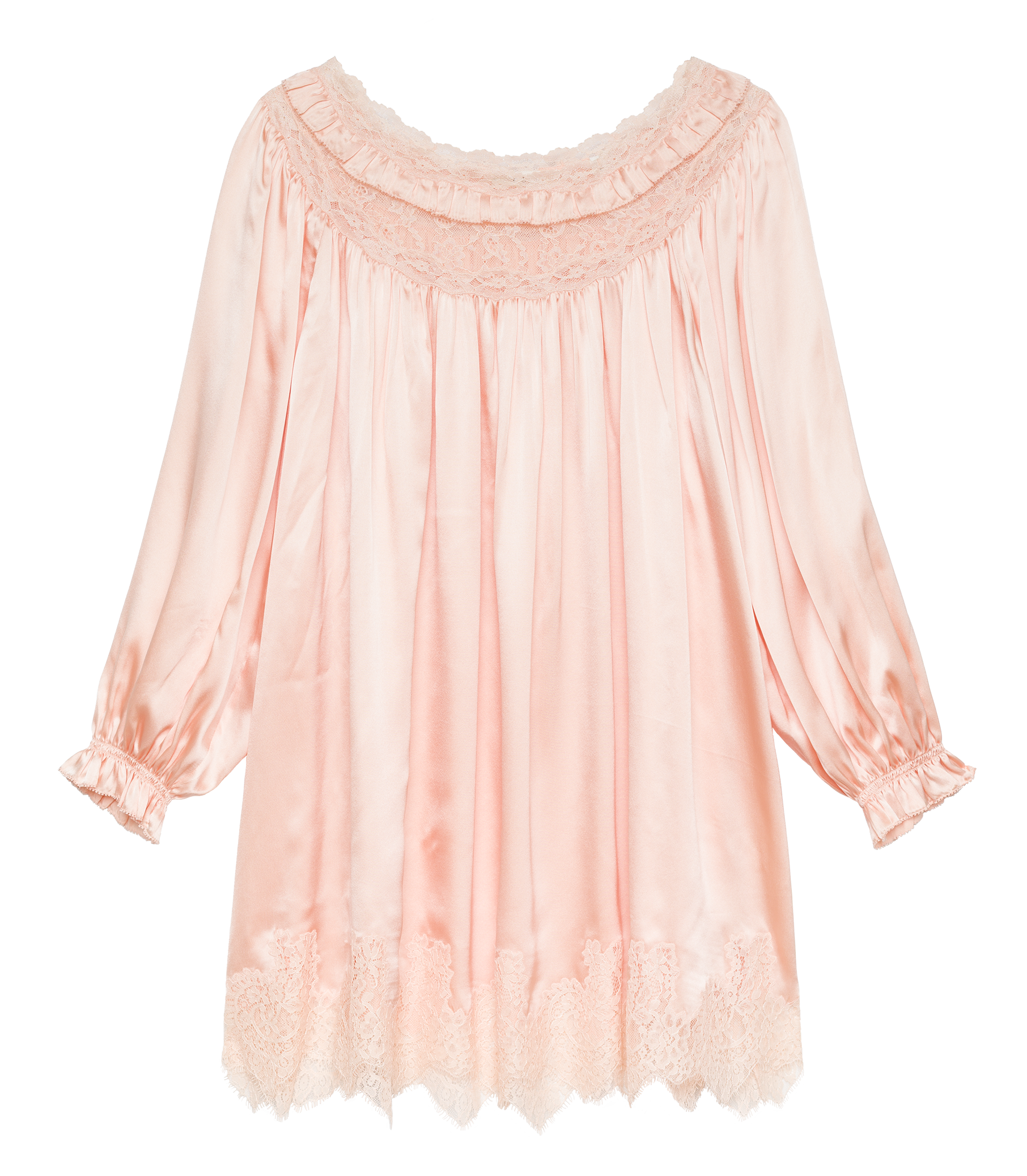 CICELY DRESS -- PEACH SORBET