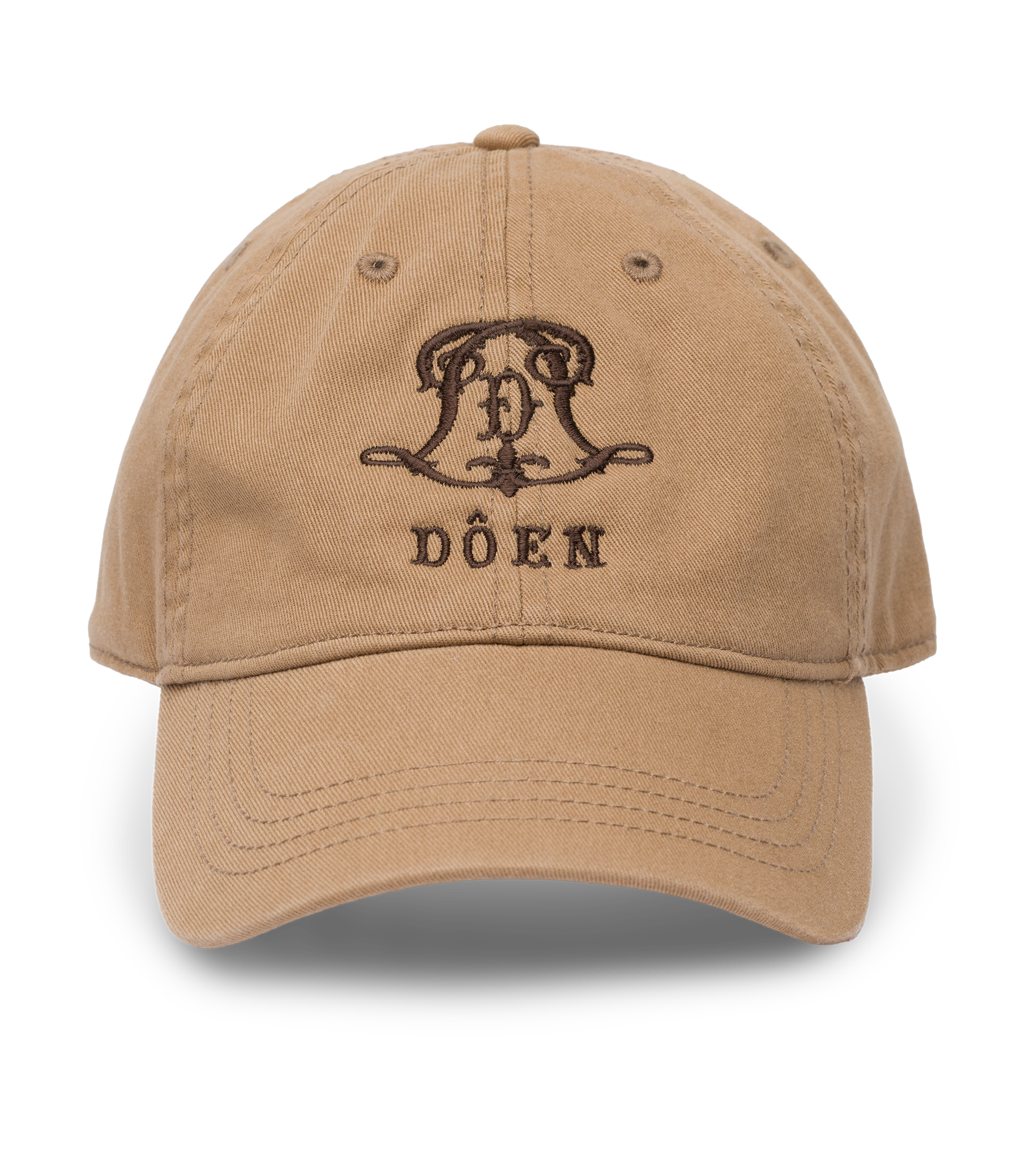 CLARO BASEBALL HAT -- BROWN COTTON