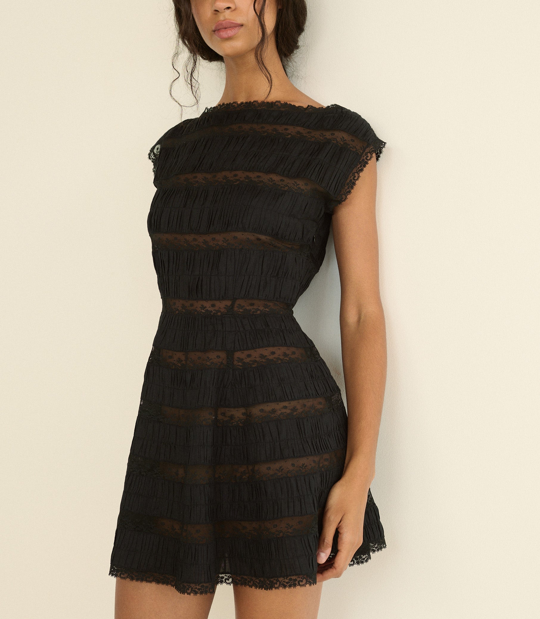 CORNELLA DRESS -- BLACK