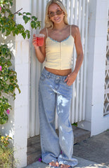 Carrie Light Wash Low Rise Jeans