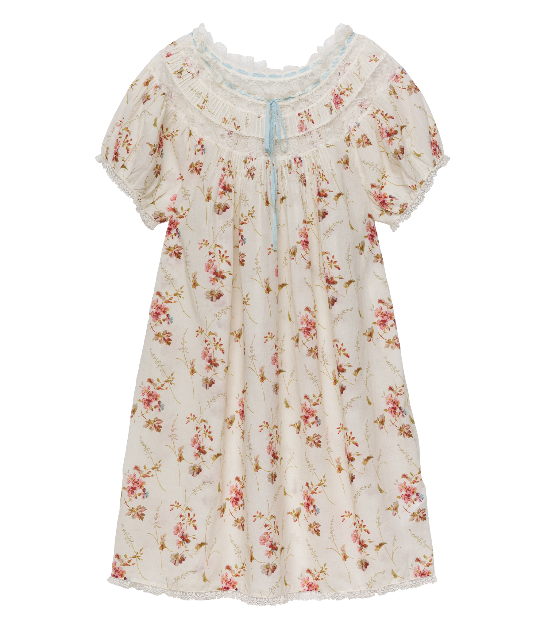 DAPHNE DRESS -- BLANC PRAIRIE ROSE