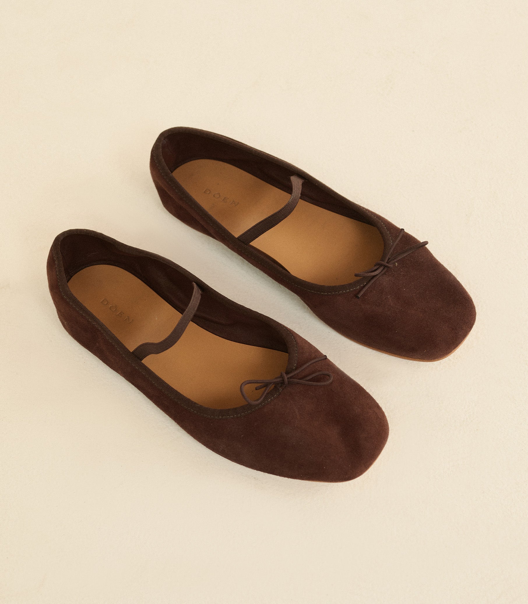 ELENI MARY JANE -- CHOCOLATE SUEDE