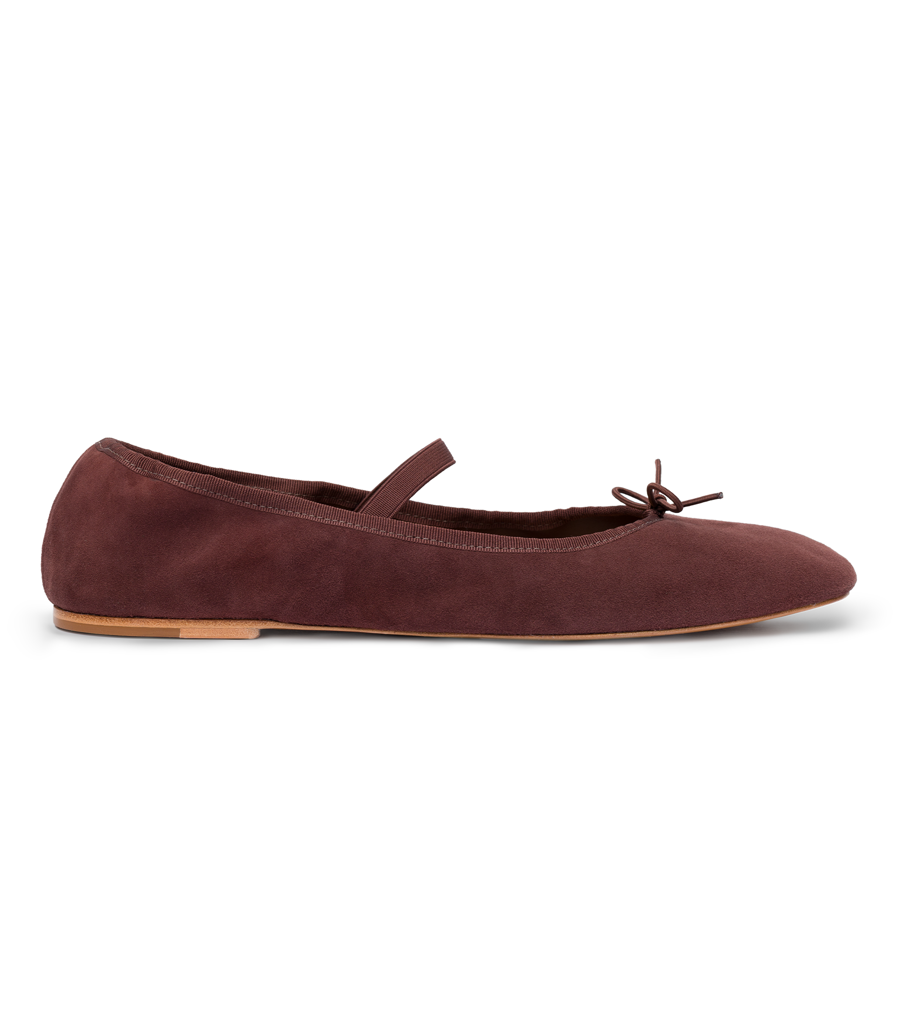 ELENI MARY JANE -- CHOCOLATE SUEDE