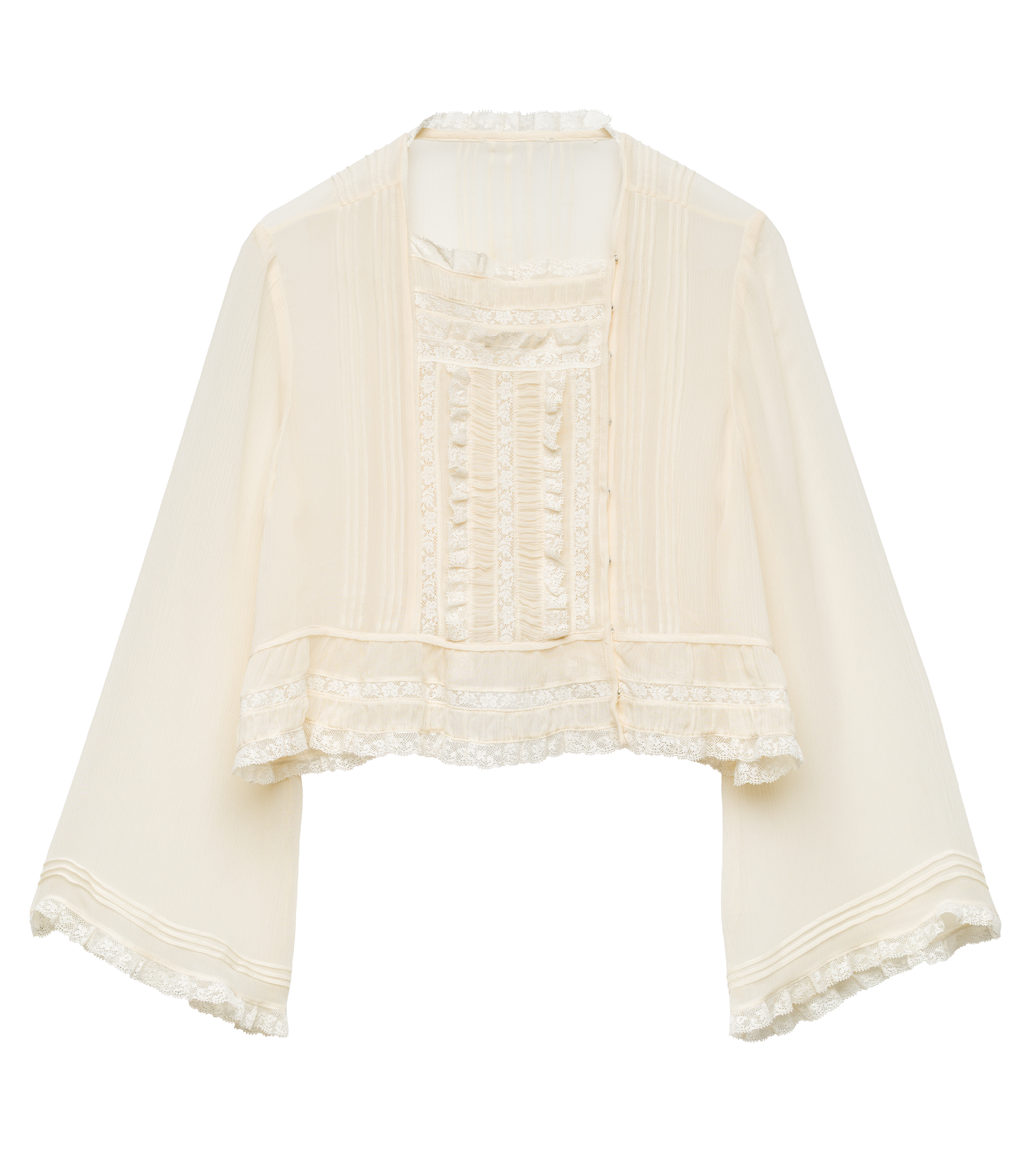 ELODINE TOP -- SEA SALT