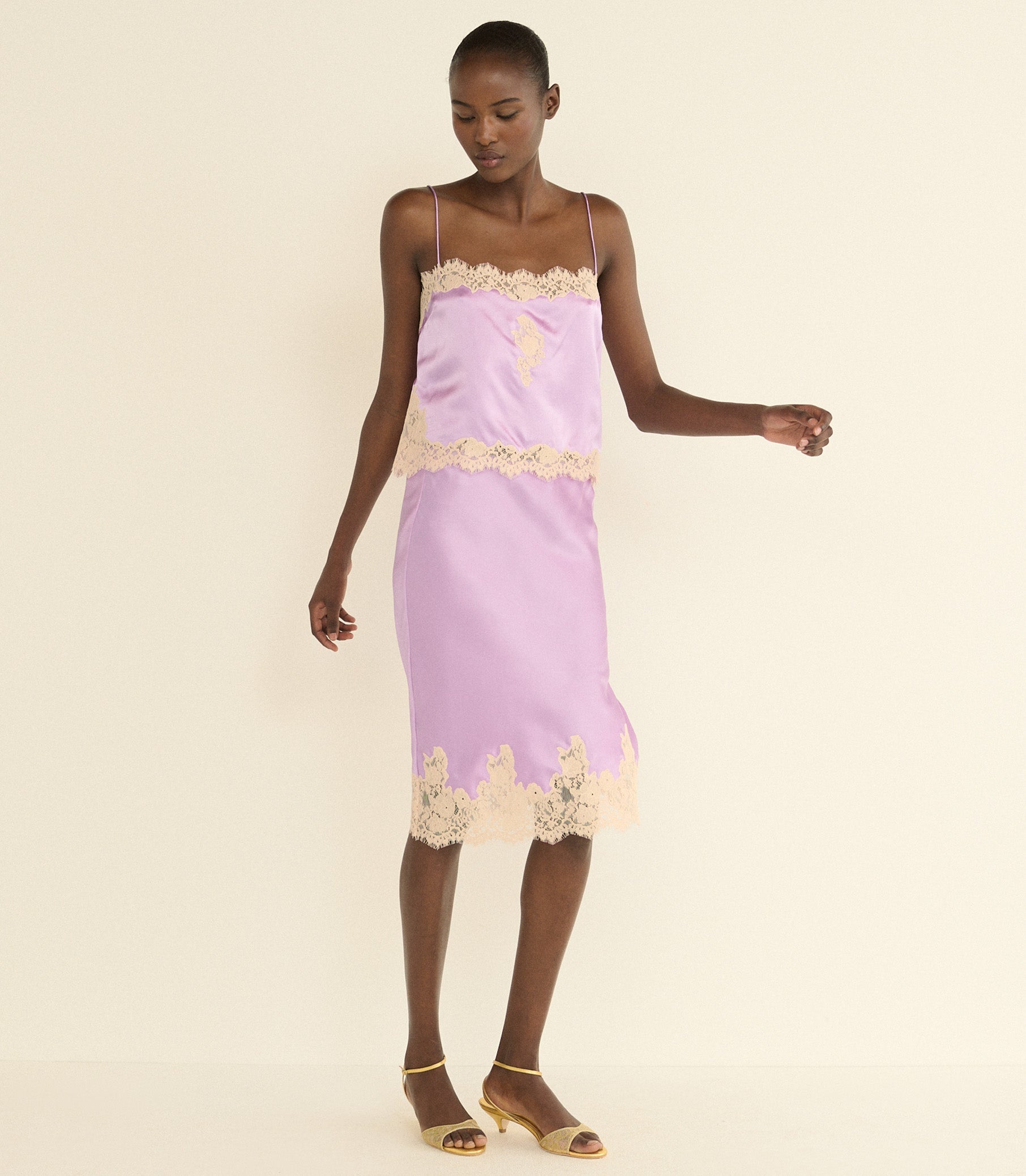 ELOWETTE SKIRT -- ORCHID BLOSSOM