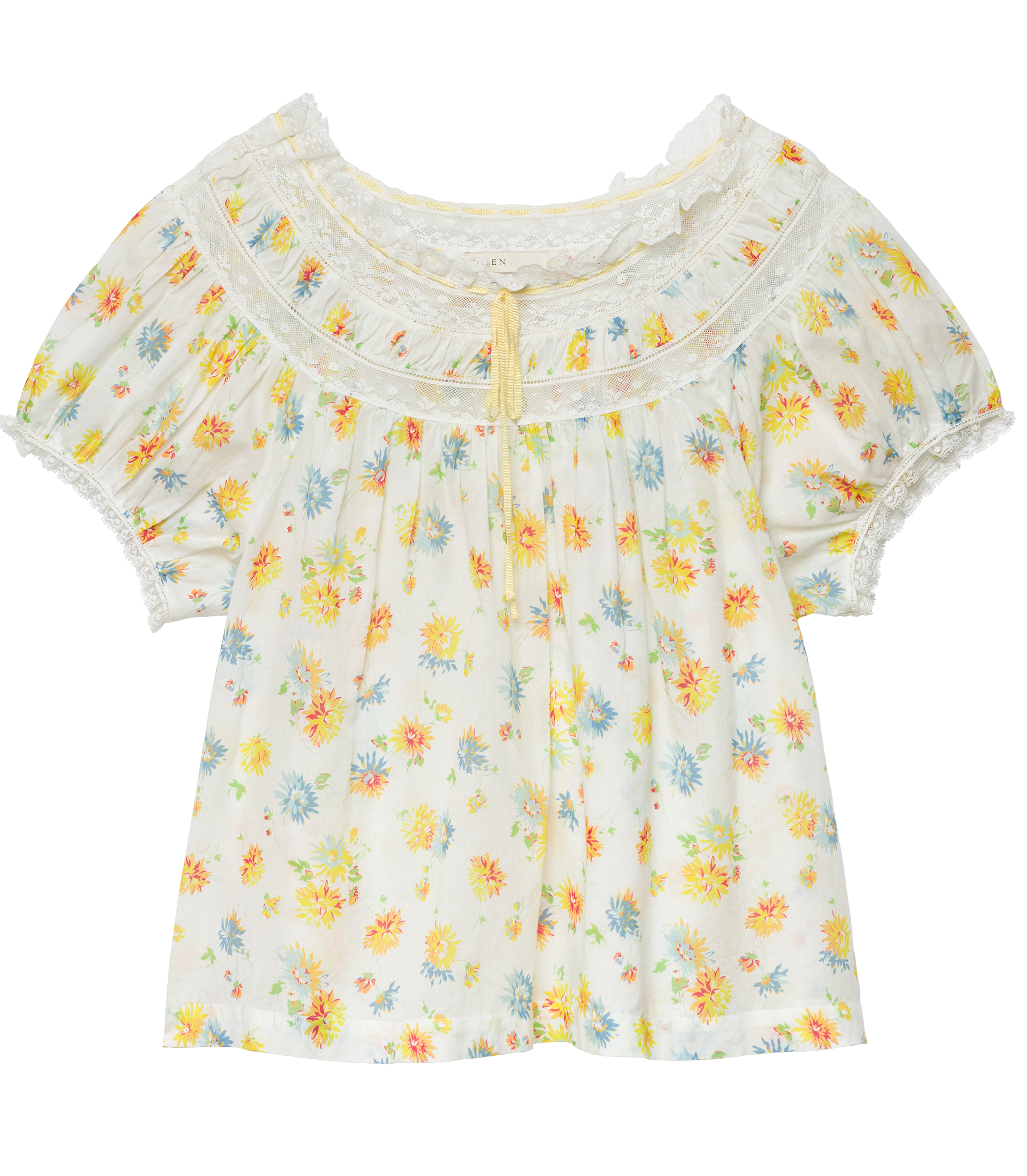 EMILE TOP -- DAHLIA FLORAL