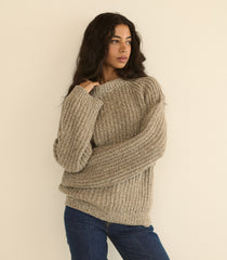FENNEL SWEATER -- GRAY MARL