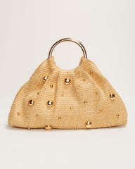 Calista Raffia Tote Bag