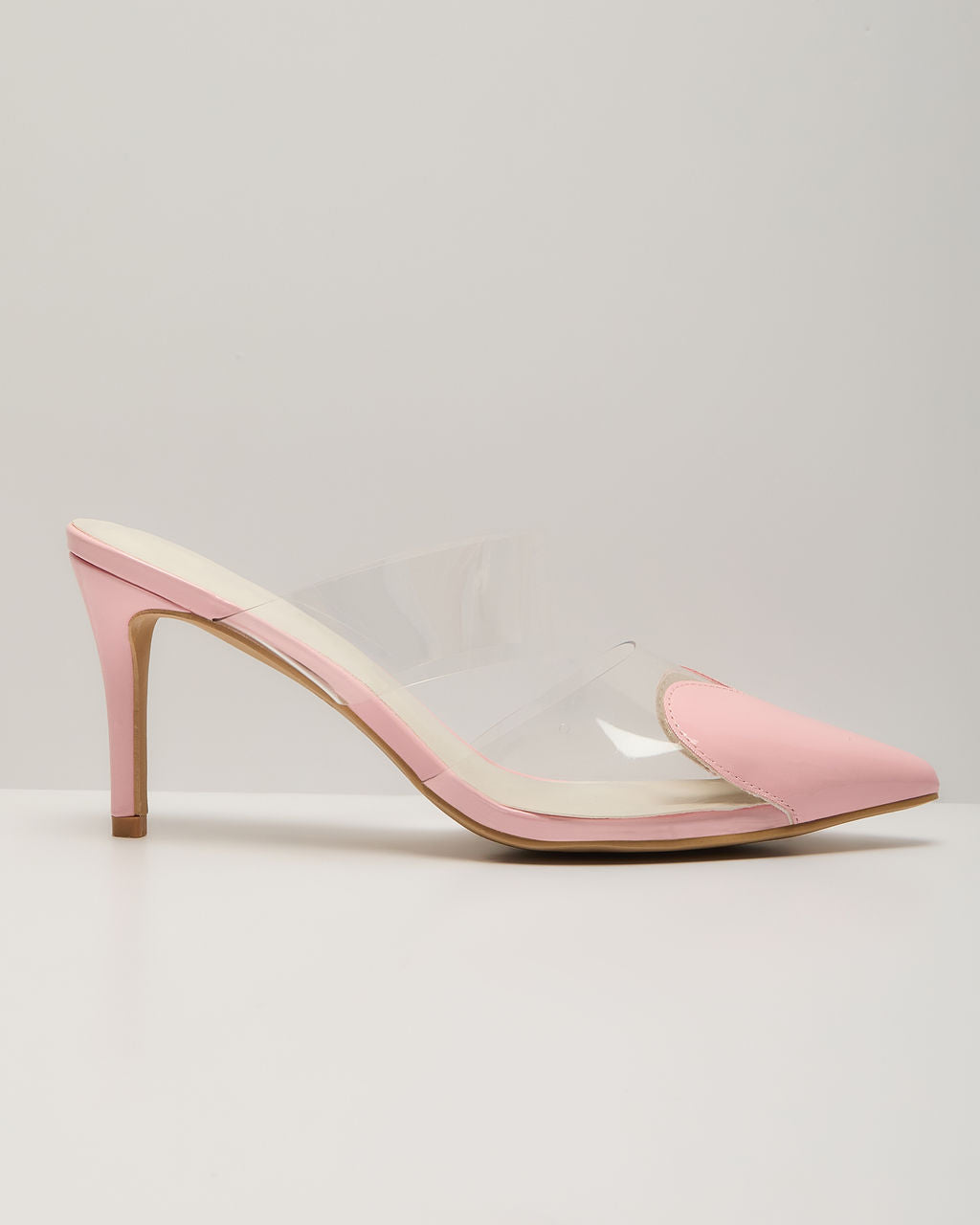 Queen Of Hearts Suede Heeled Mule