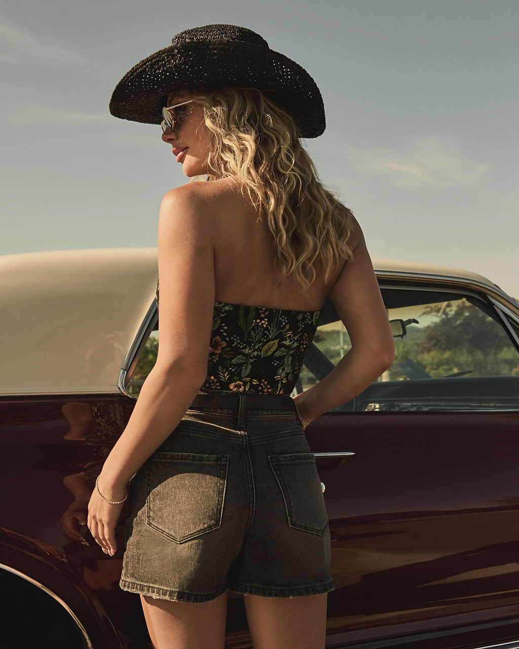 Lush Lotus Front Tie Crop Top