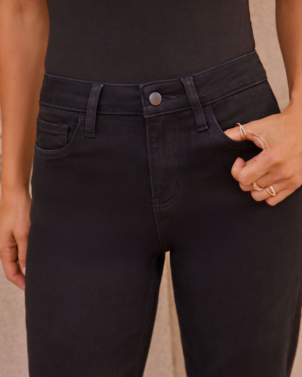 Clean Slate Super Stretch High Rise Straight Leg Jeans