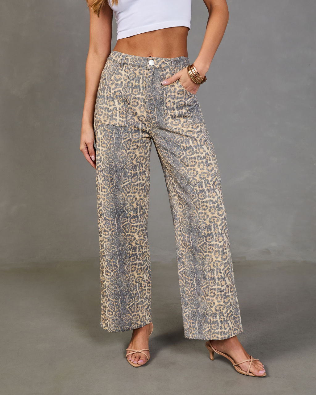 Moment In Time Leopard Print Pants