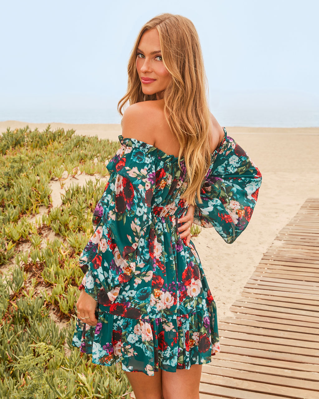 Romance Me Floral Babydoll Mini Dress