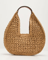 Savannah Woven Straw Tote Bag