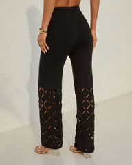 Colette Laser Cut Out Pants