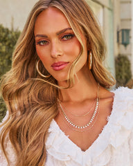 Jett Layered Disc Necklace