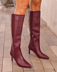 Celine Knee High Leather Boots