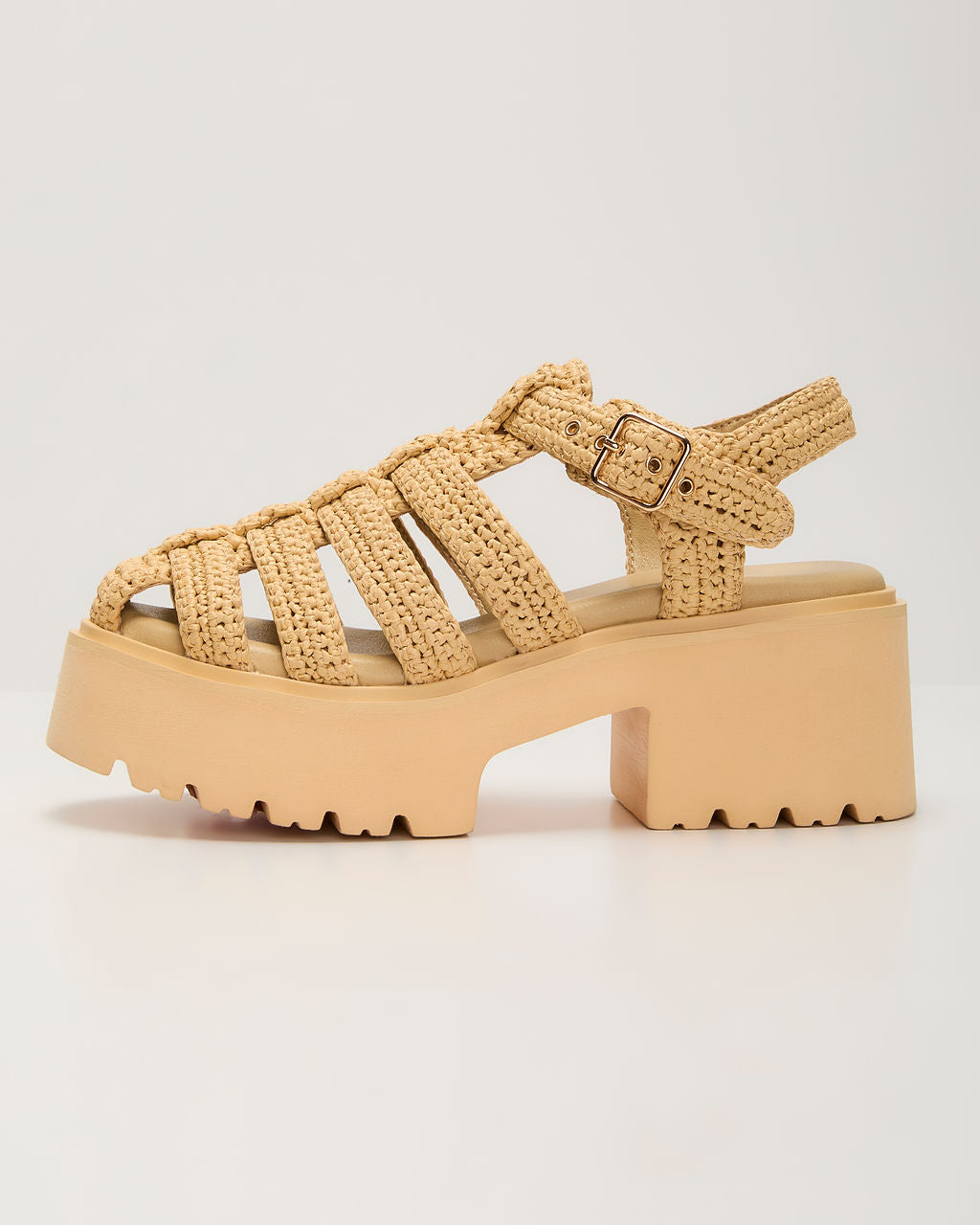 Samantha Woven Platform Sandals