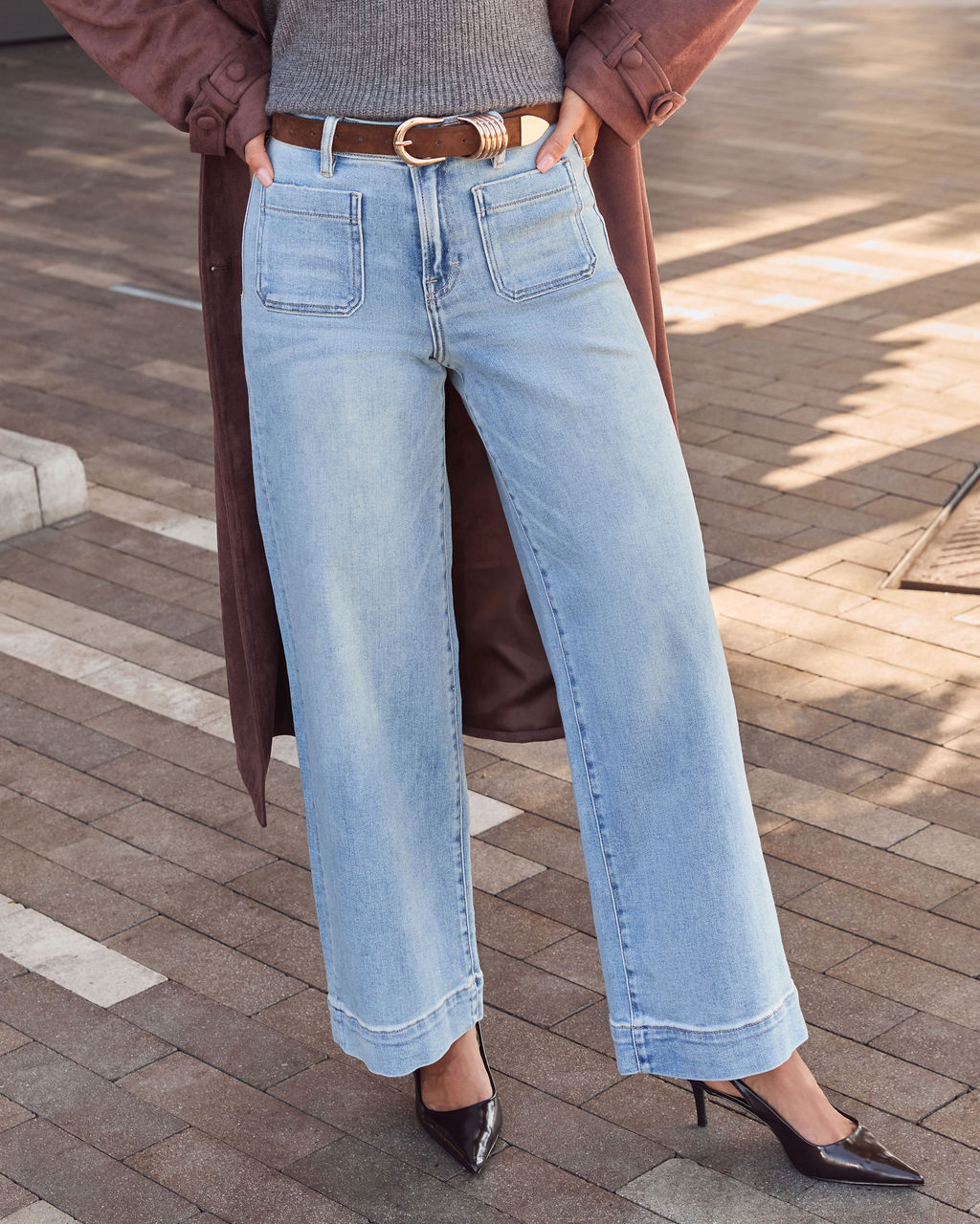 Greer Stacked Buckle Belt