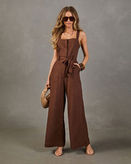 Ravine Wrap Tie Jumpsuit