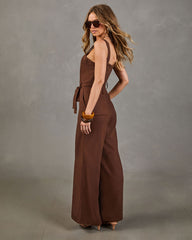 Ravine Wrap Tie Jumpsuit