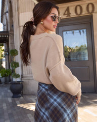Elouise Cropped Crewneck Sweater