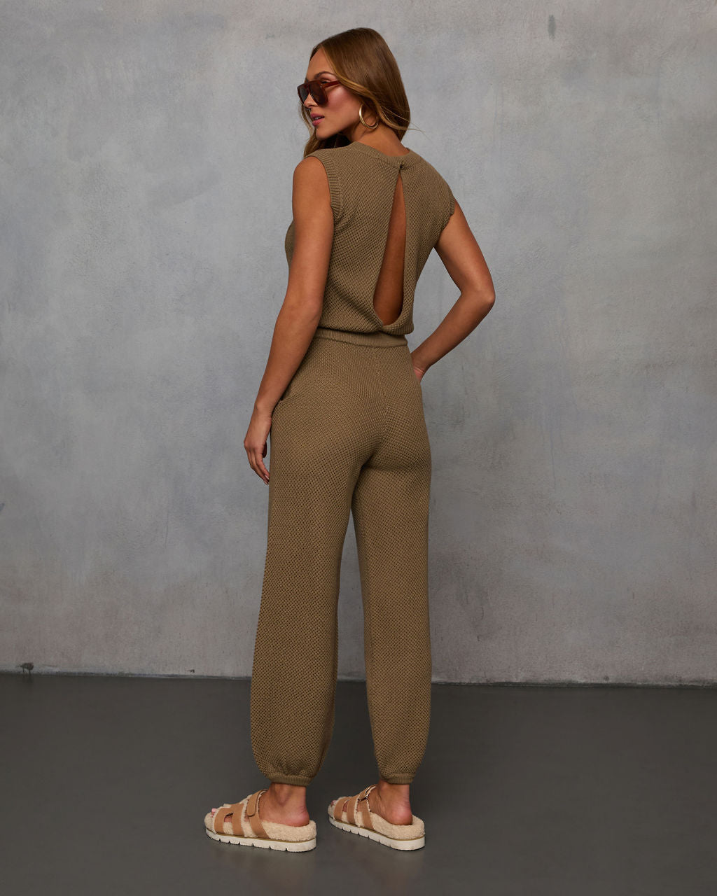In The Feels Knit Drawstring Jumpsuit