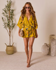 Nakita Waist Tie Romper