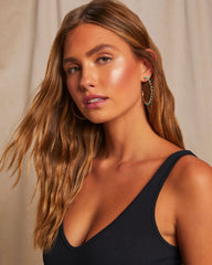 Isla Beaded Hoops
