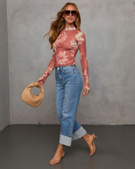 Emelie Mesh Floral Top