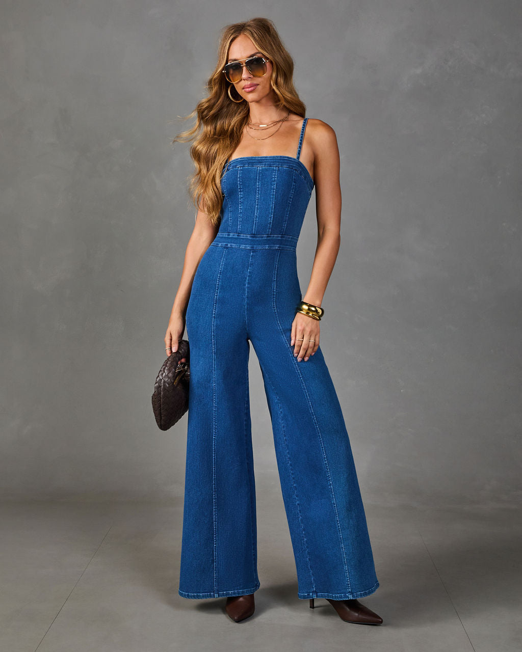 Trendsetter Denim Jumpsuit