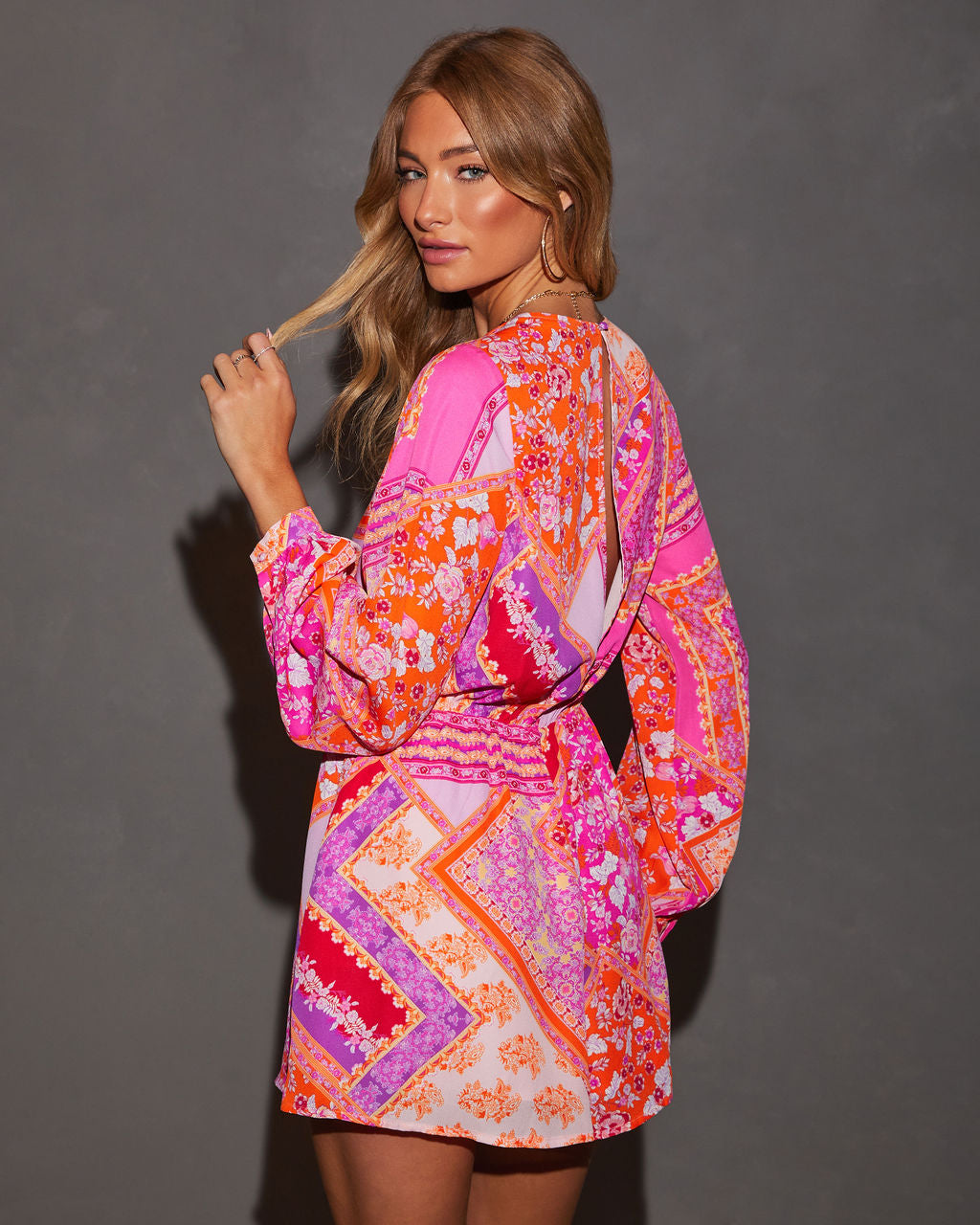 Florentine Printed Fitted Waist Romper