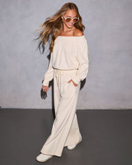 At Ease Off the Shoulder Jumpsuit