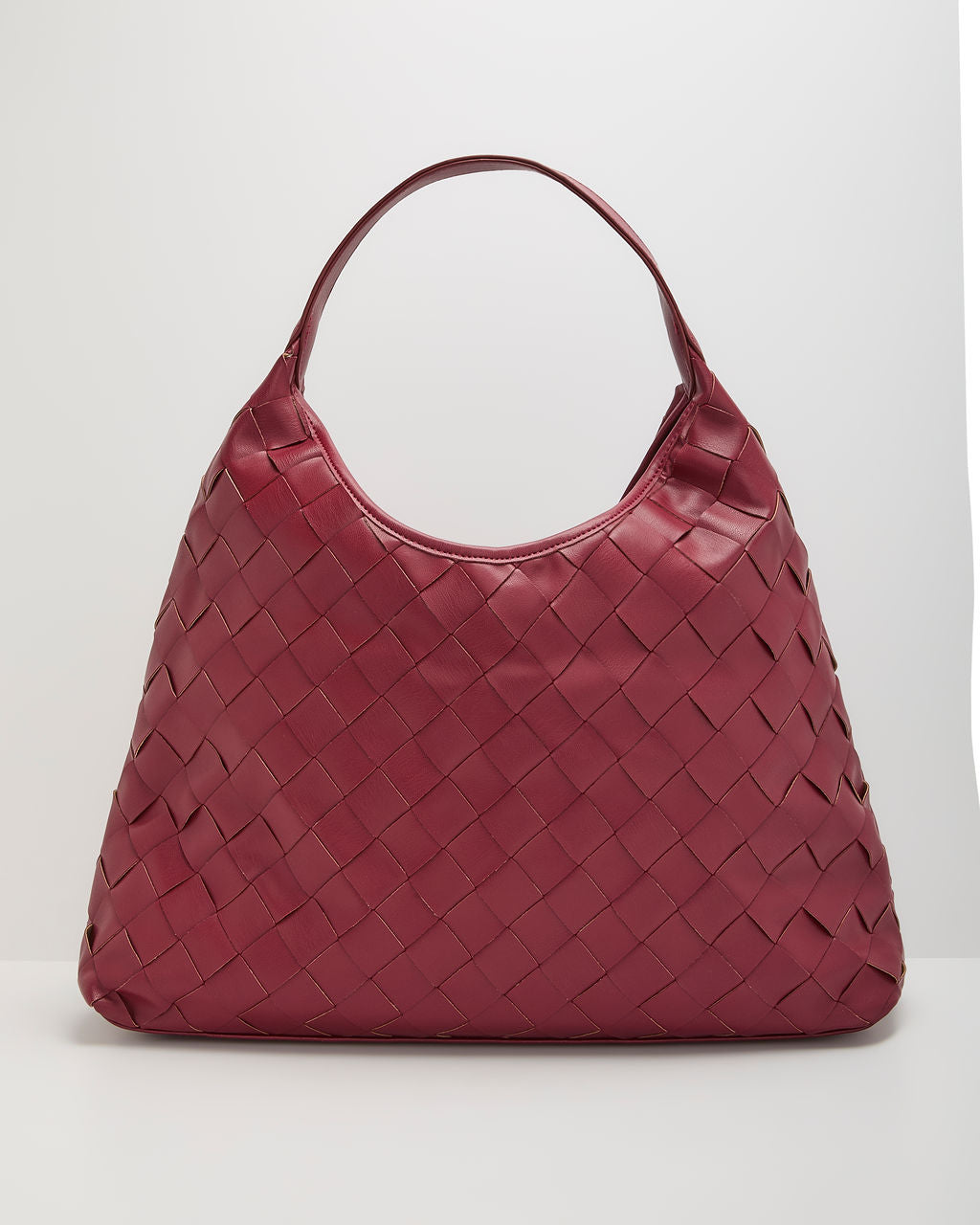 Ramina Woven Leather Shoulder Bag