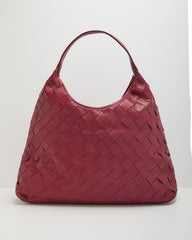 Ramina Woven Leather Shoulder Bag