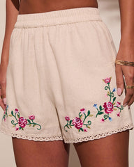 Weekend Whim Floral High Rise Shorts
